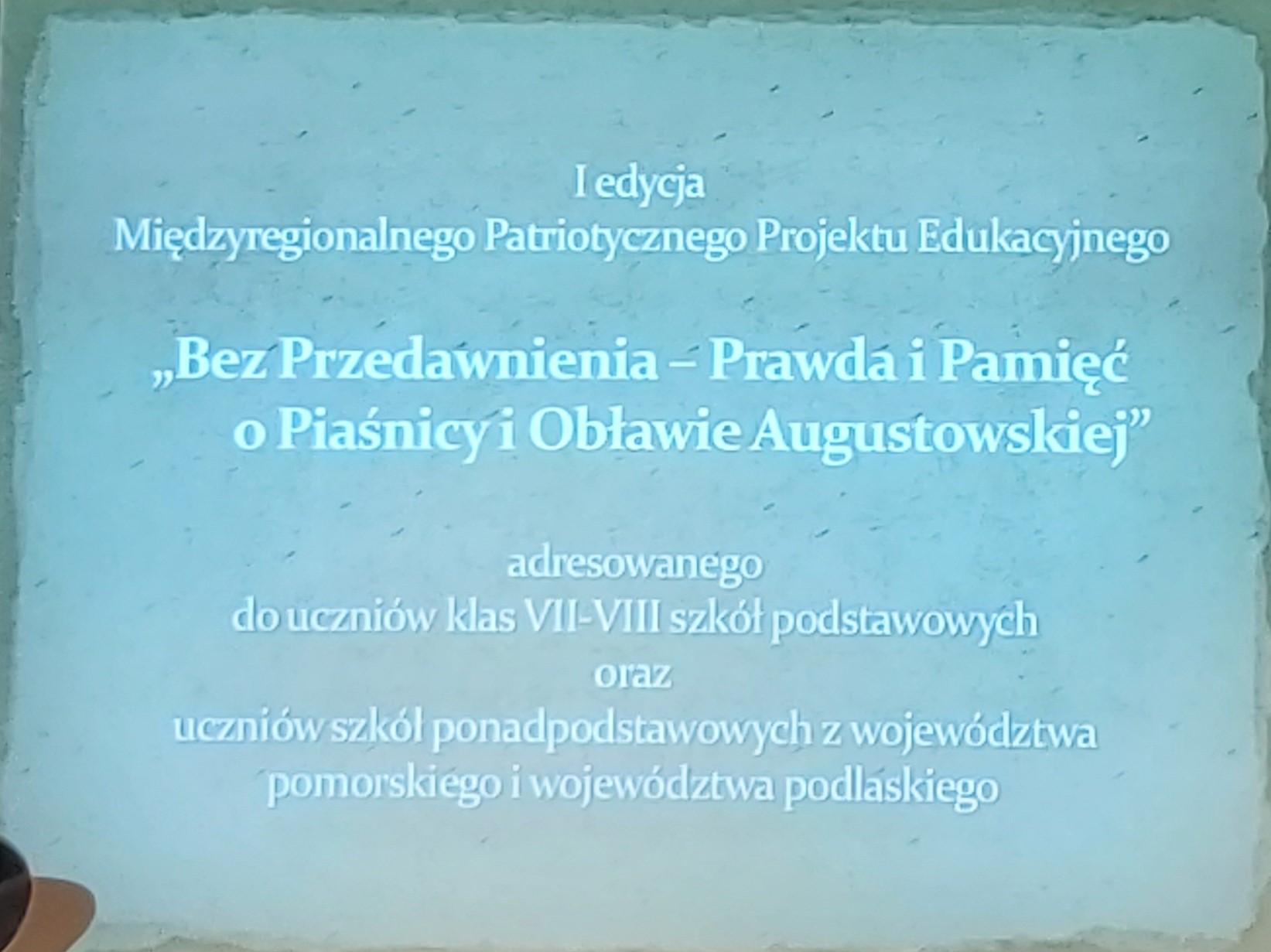 Bez przedawnienia - prawda i pamięć o Piaśnicy i Obławie Augustowskiej